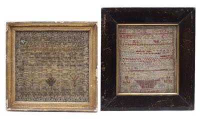 Lot 150 - A GEORGE III NEEDLEWORK SAMPLER by Sarah Hardin 1806