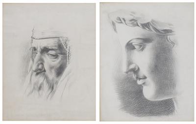 Lot 159 - A COLLECTION OF TEN 19TH CENTURY STUDIO CLASSICAL PENCIL DRAWINGS