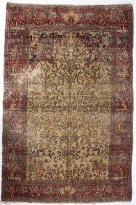 Lot 217 - AN ANTIQUE PERSIAN