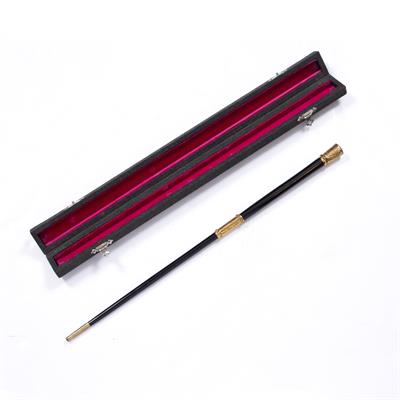 Lot 241 - A CONDUCTOR'S EBONY AND GILT METAL BATON