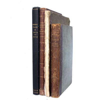 Lot 677 - Papers Relating to the Outbreak of Bubonic Plague in India'. H.M. Stationery Office