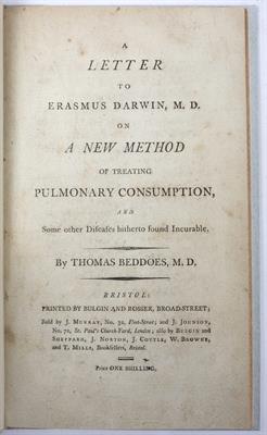 Lot 687 - AN 18TH CENTURY MEDICAL PAMPHLET: BEDDOES