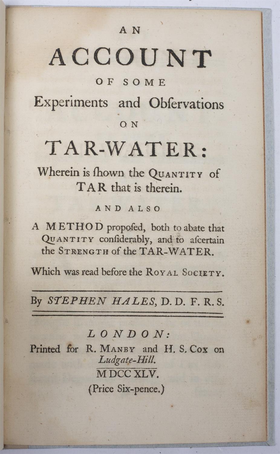Lot 692 - TWO 18TH CENTURY MEDICAL PAMPHLETS: PEARSON