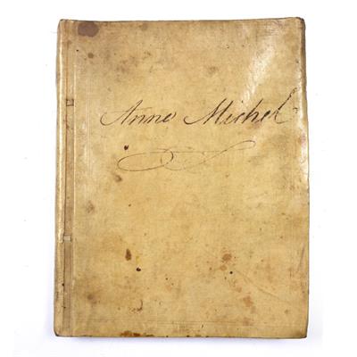Lot 753 - COOKERY: A late 18th Century manuscript recipe book written in black ink in a good long hand with
