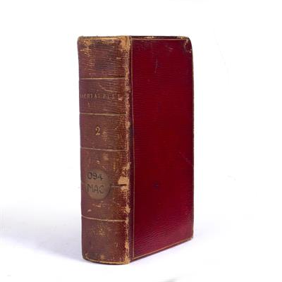 Lot 842 - A 16TH CENTURY ITALIAN RENAISSANCE SMALL FORMAT TITLE:- Discorsi di Nicolo Machiavelli Fiorentino