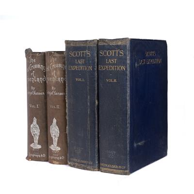 Lot 864 - HUXLEY (LEONARD) Ed. 'Scott's Last Expedition'. 2 vols. Smith Elder
