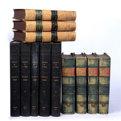 Lot 897 - Reports from the Lords Committees Touching the Dignity of a Peer of the Realm'. 5 vols.