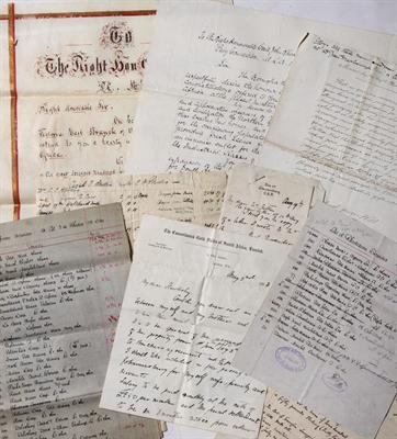 Lot 933 - A LARGE QUANTITY OF CORRESPONDENCE: share certificates statements relating to the South African
