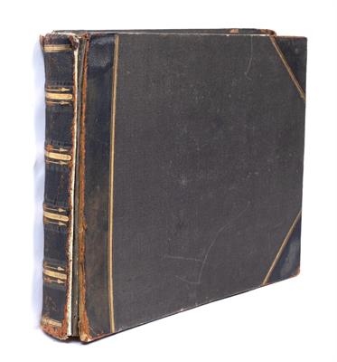 Lot 941 - A LATE 19TH CENTURY PHOTOGRAPH ALBUM