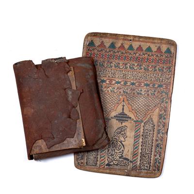 Lot 323 - AN ANTIQUE ISLAMIC MANUSCRIPT