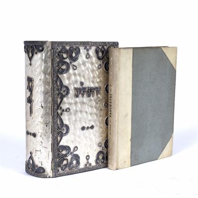 Lot 439 - The Illustrated Jerusalem Bible. M Friedlander Ed. 4to. In silvered binding plus a Russian cyrillic