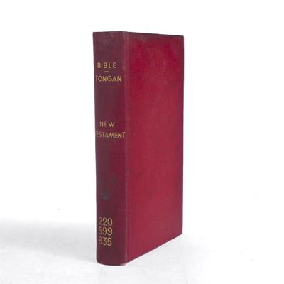Lot 440 - A TONGAN NEW TESTAMENT