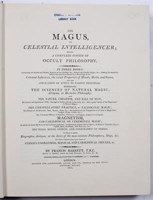 Lot 454 - A FACSIMILE COPY of 'Barret's Magus'. The Magus or Celestial Intelligencer; being a Complete System
