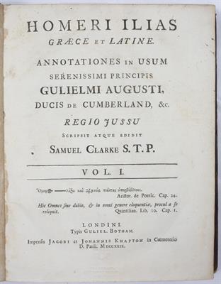 Lot 468 - Homer's 'Iliad' in Greek and Latin