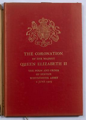 Lot 584 - The Coronation of Her Majesty Queen Elizabeth II on Tuesday the Second day of June 1953. The full