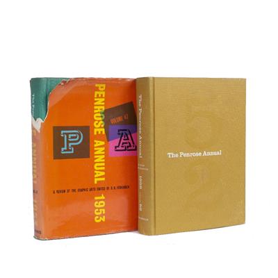 Lot 598 - PENROSE ANNUAL Vol. 47 (1953) with d/w and Vol 52 (1958) (2)