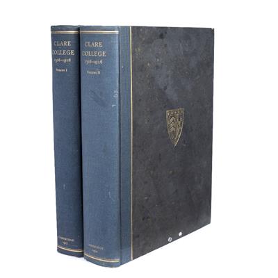 Lot 605 - CLARE COLLEGE 1326-1926. 2 vols. Fo. University Press
