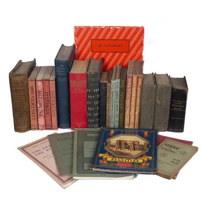 Lot 628 - TRAVEL: An assortment of old guide books and other reference books various inc. Leigh's New Picture