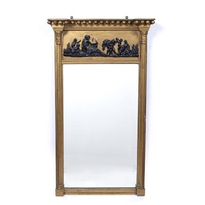 Lot 14 - Gilt pier glass