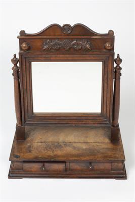 Lot 19 - Mahogany dressing table mirror