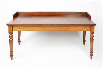 Lot 25 - Large mahogany writing/library table