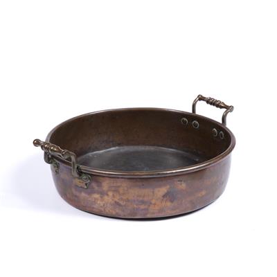 Lot 44 - Victorian copper jam pan