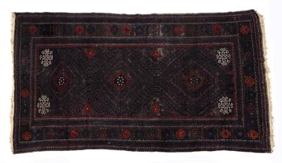 Lot 51 - Large Beluch burgundy rug