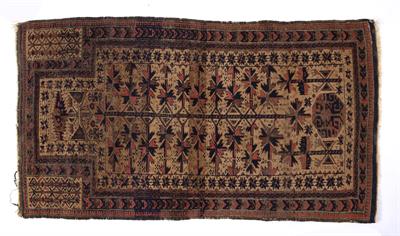 Lot 53 - Beluch rust ground rug