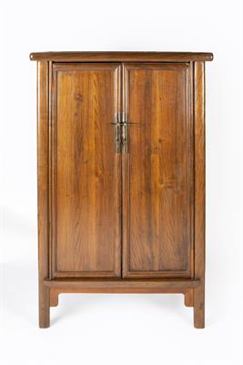 Lot 57 - Ming style elm cabinet