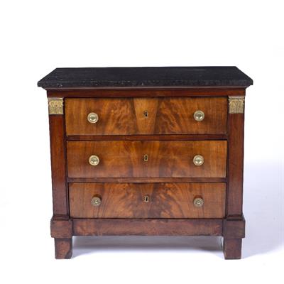 Lot 60B - Mahogany and marble top commode