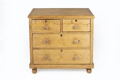 Lot 78 - Pine chest of drawers