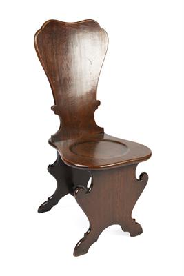 Lot 95 - Oak hall chair