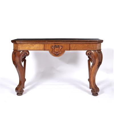 Lot 108 - Walnut hall table