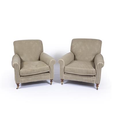 Lot 113 - Pair of Lee Industries armchairs