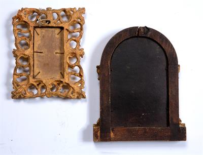 Lot 176 - Two miniature Florentine frames