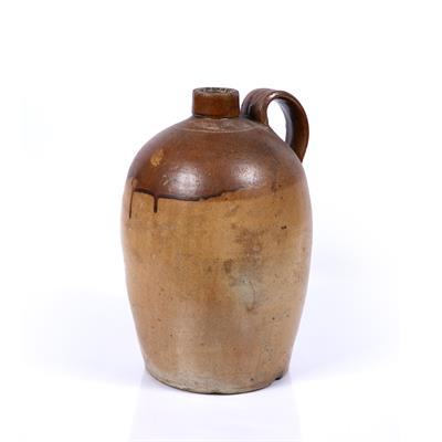 Lot 257 - Salt glazed flagon