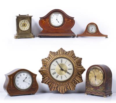 Lot 265 - Group of mantel and other clocks