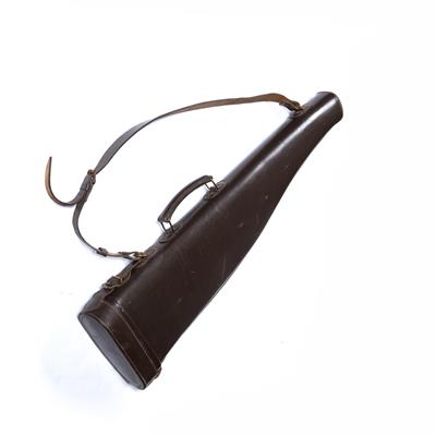 Lot 287 - Leather gun case