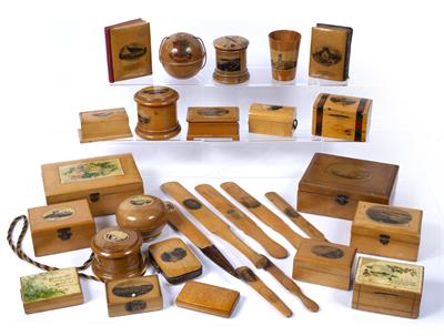 Lot 313 - Collection of Mauchline ware