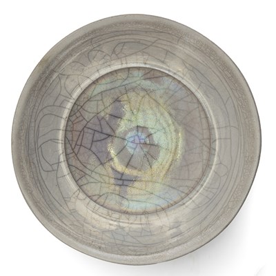 Lot 311 - John Dunn (Contemporary) Large raku fired bowl,...