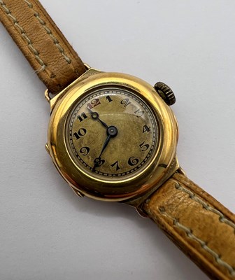 Lot 182 - A lady's wristwatch, the circular dial with...