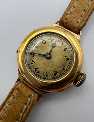 Lot 182 - A lady's wristwatch, the circular dial with...