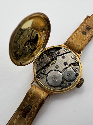 Lot 182 - A lady's wristwatch, the circular dial with...