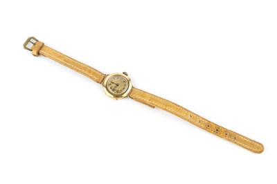Lot 182 - A lady's wristwatch, the circular dial with...