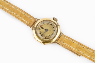 Lot 182 - A lady's wristwatch, the circular dial with...