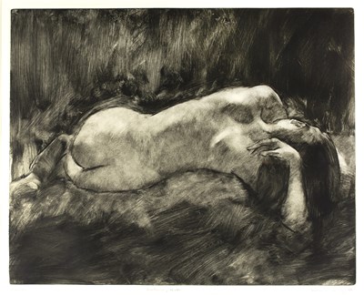 Lot 130 - Neale Worley (b.1962) 'Reclining nude',...