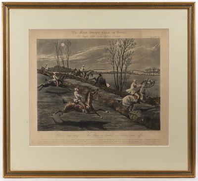 Lot 89 - J Harris after Henry Alken 'The First Steeple...