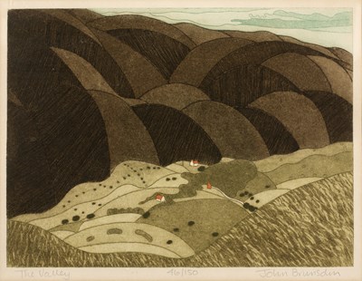 Lot 140 - John Brunsdon (1933-2014) 'The Valley',...