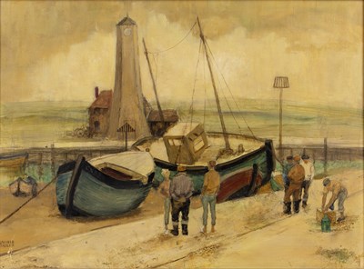 Lot 170 - Laurie Tayler (1873-1972) Rye Harbour signed...