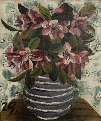 Lot 338 - Joan Gillchrest (1918-2008) Still Life of Pink...